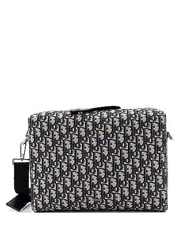 Christian Dior Lingot Messenger Bag Oblique Canvas Medium (view 1)