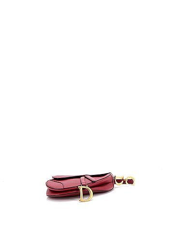 Christian Dior Saddle Handbag Leather Medium (view 2)