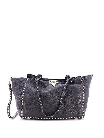 Valentino Garavani Rockstud Tote Pebbled Leather Medium (view 1)