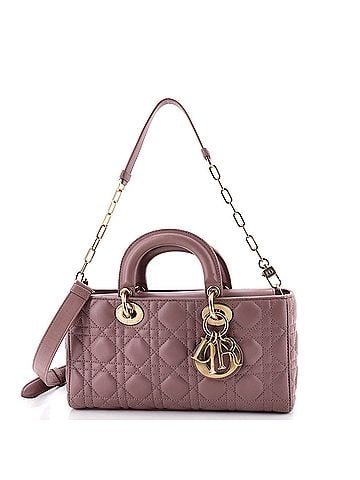Christian Dior Lady D-Joy Bag Cannage Quilt Lambskin Medium (view 1)