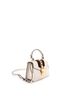 Gucci 100% Leather White Sylvie Top Handle Bag Leather Mini One size - photo 3