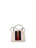 Gucci 100% Leather White Sylvie Top Handle Bag Leather Mini One size - photo 4