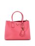 Prada 100% Leather Pink Cuir Double Tote Saffiano Leather Medium One size - photo 1