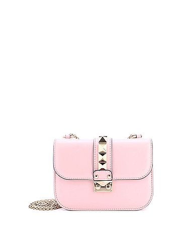 Valentino Garavani Glam Lock Shoulder Bag Leather Small (view 1)