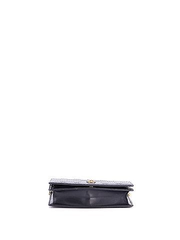 Gucci Crystal Cat Wallet on Chain Guccissima Leather (view 2)