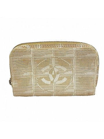 Chanel Chanel New Travel Nylon Wallet/Coin Case, Beige, Women's (view 1)