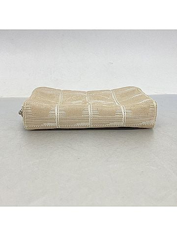 Chanel Chanel New Travel Nylon Wallet/Coin Case, Beige, Women's (view 2)