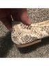 Sam Edelman 100% Leather Snake Print Tan Flats Size 9 - photo 5