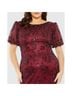 Mac Duggal 100% Polyester Red Cocktail Dress Size 16 - photo 3