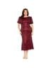 Mac Duggal 100% Polyester Red Cocktail Dress Size 16 - photo 1