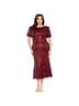 Mac Duggal 100% Polyester Red Cocktail Dress Size 16 - photo 2