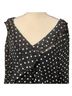 Maeve 100% Polyester 100% Viscose Polka Dots Black White Cocktail Dress Size XL - photo 11