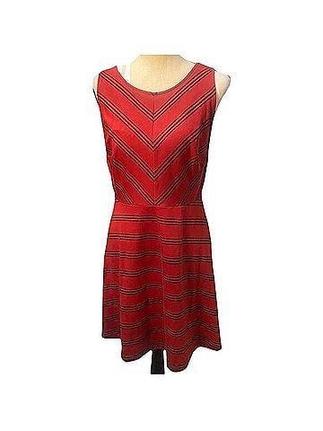 Free People Striped Up Skater Dress Cocktail Dress (view 1)