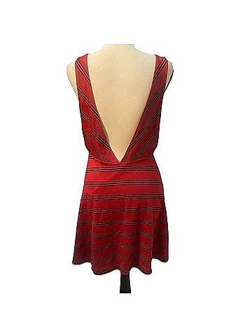 Free People Striped Up Skater Dress Cocktail Dress (view 2)