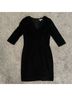 Classiques Entier Black Cocktail Dress Size 6 - photo 4
