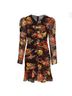 Veronica Beard 100% Silk Floral Brown Casual Dress Size 10 - photo 5