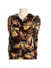 Veronica Beard 100% Silk Floral Brown Casual Dress Size 10 - photo 7