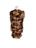 Veronica Beard 100% Silk Floral Brown Casual Dress Size 10 - photo 8