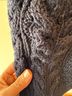 Aran Crafts 100% Merino Chevron-herringbone Solid Blue Pullover Sweater Size XXL - photo 3