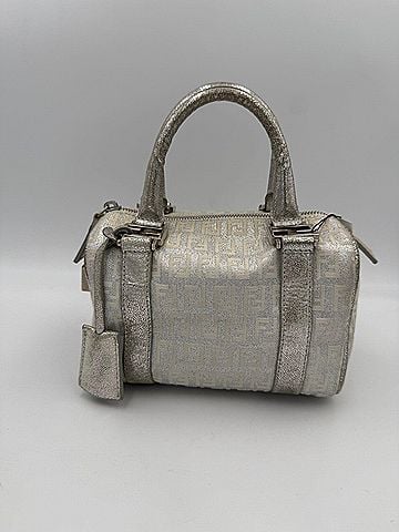 Fendi Mini Bauletto FF Zucchino Laminated Women's Handbag (view 1)