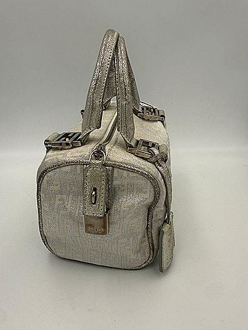 Fendi Mini Bauletto FF Zucchino Laminated Women's Handbag (view 2)