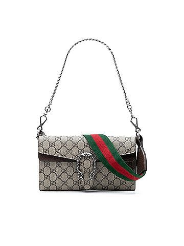 Gucci Small GG Supreme East West Dionysus Flap Bag (view 1)