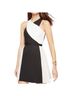 BCBG Black White Cocktail Dress Size 8 - photo 1