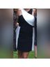 BCBG Black White Cocktail Dress Size 8 - photo 5