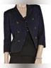 Diane von Furstenberg Stripes Blue Blazer Size 2X - photo 4