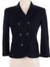 Diane von Furstenberg Stripes Blue Blazer Size 2X - photo 3
