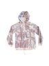 Nike 100% Recycled Polyester 100% Polyester Print Pink White Windbreaker Size S - photo 1