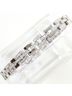 Unbranded 100% 18k White Gold White 18K (18-karat white gold) bracelet with 1.00ct diamond, includes appraisal certificate, total weight 15.8g, 18cm length, like new condition. One size - photo 1