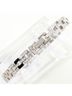 Unbranded 100% 18k White Gold White 18K (18-karat white gold) bracelet with 1.00ct diamond, includes appraisal certificate, total weight 15.8g, 18cm length, like new condition. One size - photo 3