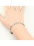 Unbranded 100% 18k White Gold White 18K (18-karat white gold) bracelet with 1.00ct diamond, includes appraisal certificate, total weight 15.8g, 18cm length, like new condition. One size - photo 5