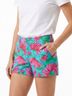Lilly Pulitzer Floral Blue Pink Shorts Size 6 - photo 7