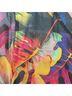 Bebe 100% Polyester Tropical Multi Color T-Shirt Size M - photo 7