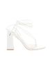 PrettyLittleThing White Heels Size 8 1/2 - photo 1