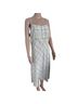 Lulus 100% Polyester Plaid Green White Casual Dress Size XL - photo 4