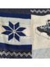Classic Elements Fair Isle Blue White Cardigan Size L - photo 10