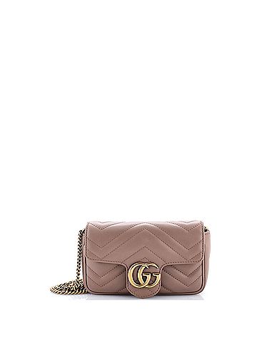 Gucci GG Marmont Flap Bag Matelasse Leather Super Mini (view 1)