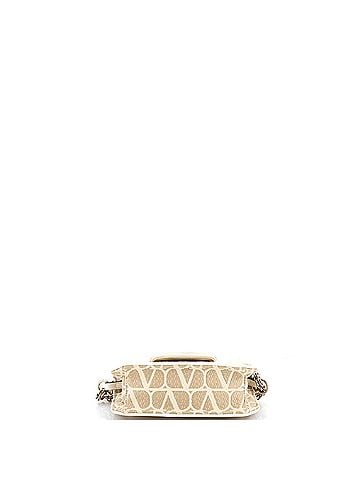 Valentino Garavani VLogo Loco Flap Shoulder Bag Toile Iconograph Fabric Small (view 2)