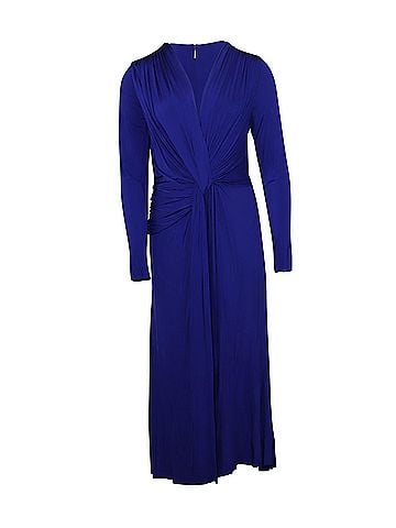 Jason Wu Jason Wu Collection Butterfly Twist Drape Dress in Blue Viscose (view 1)