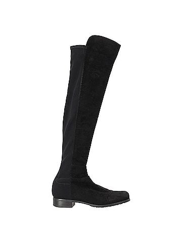 Stuart Weitzman Stuart Weitzman Knee Length Boots in Black Suede (view 1)