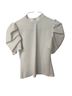No Name White Short Sleeve Blouse Size M - photo 2