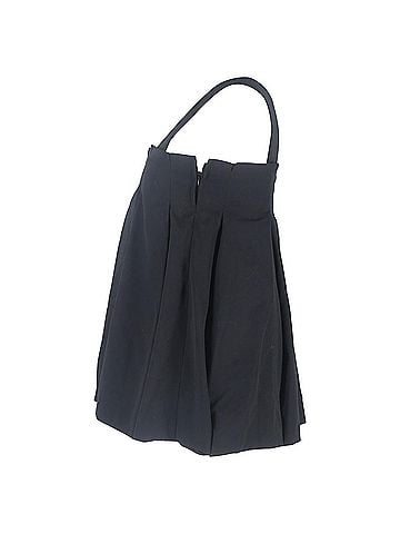 Comme des Garçons Comme Des Garçons Pleated Sleeveless Tunic Top in Black Wool (view 2)