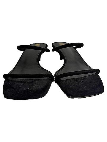 Totême  Totême Minimalist 40 Mules in Black Suede (view 2)