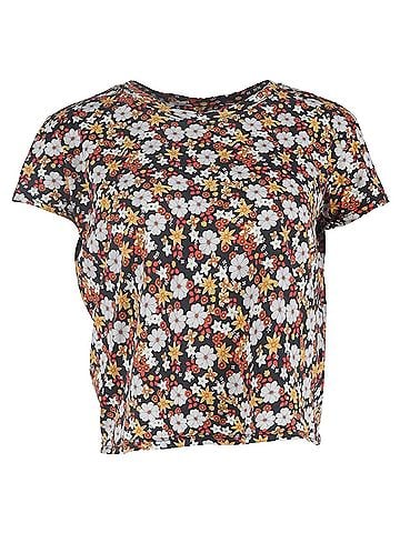 Sandro Sandro Floral-Print T-Shirt in Multicolor Cotton (view 1)