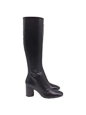 aeydē Aeyde Ariana Knee Boots in Black Leather (view 1)
