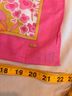 Jim Thompson 100% Silk Floral Pink White Scarf One size - photo 3