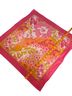 Jim Thompson 100% Silk Floral Pink White Scarf One size - photo 1